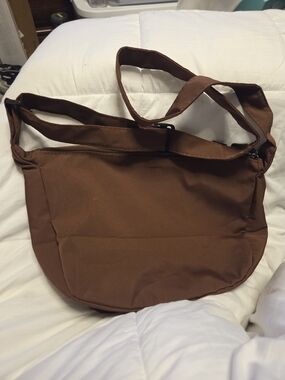 Casual Brown Crossbody Shoulder Bag